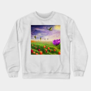 Princess Flower Crewneck Sweatshirt